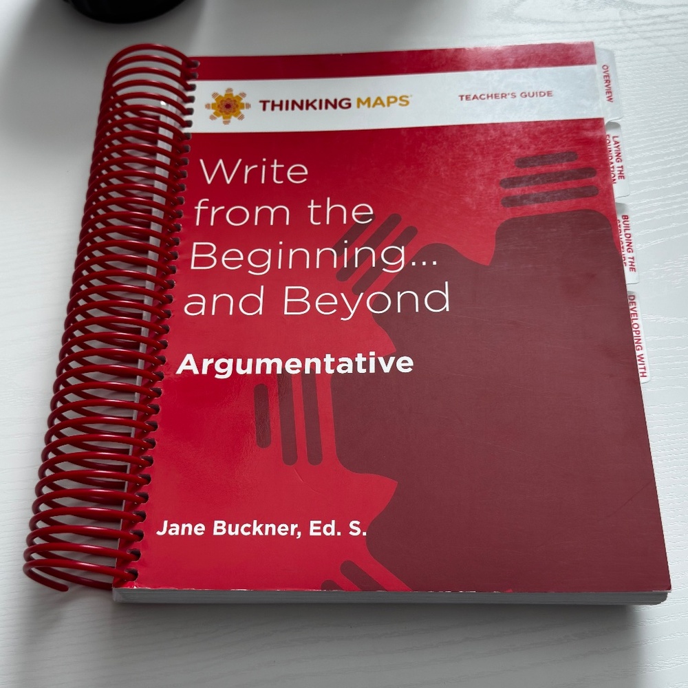 "Write from the Beginning and Beyond Argumentative" Spiral Bound Teacher's Guide